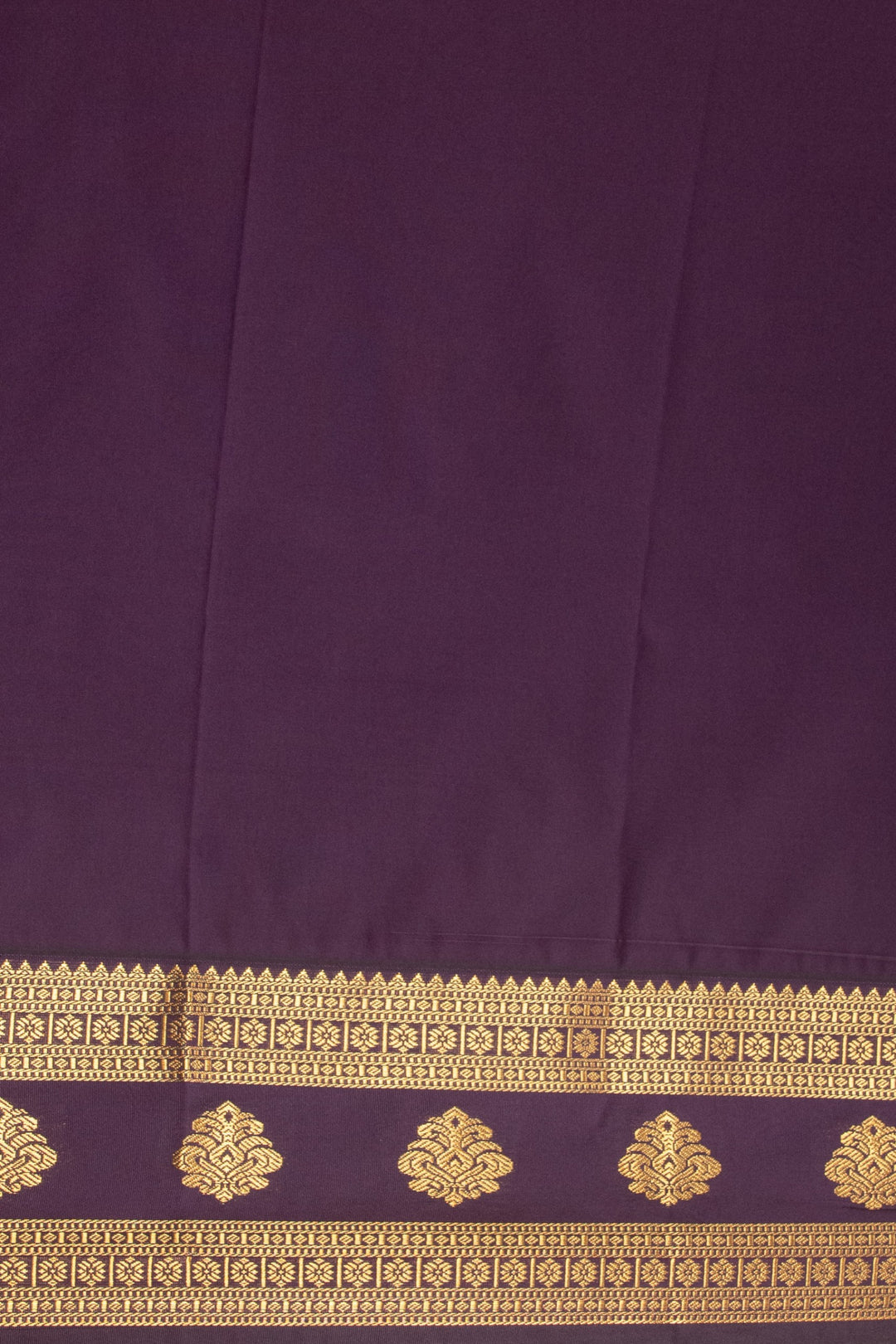 Neon orange and Eggplant Purple semi silk saree
