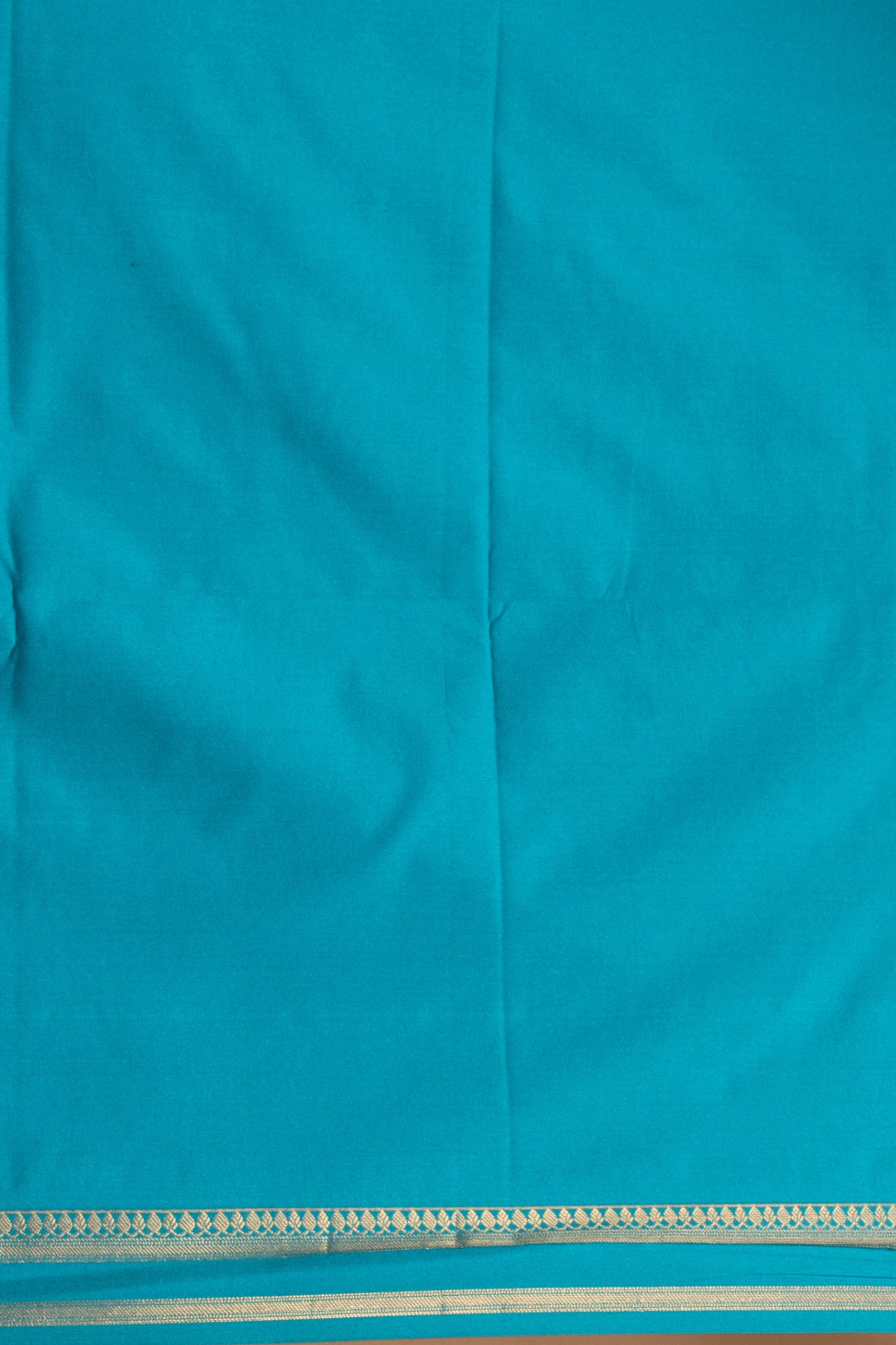 Dusky Rose and Rama Blue soft silk saree