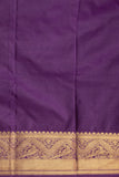 Dual Tone maroon and Purple soft silk saree