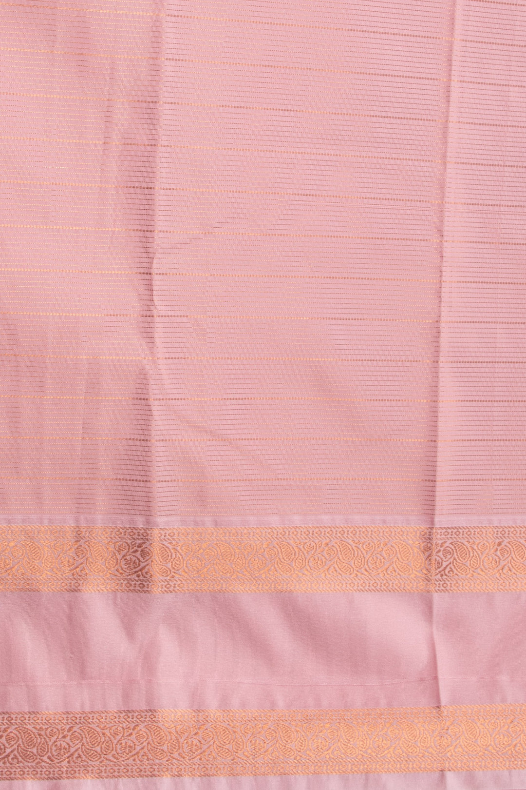 Maroon and Baby pink  Retta Patta Border semi silk saree