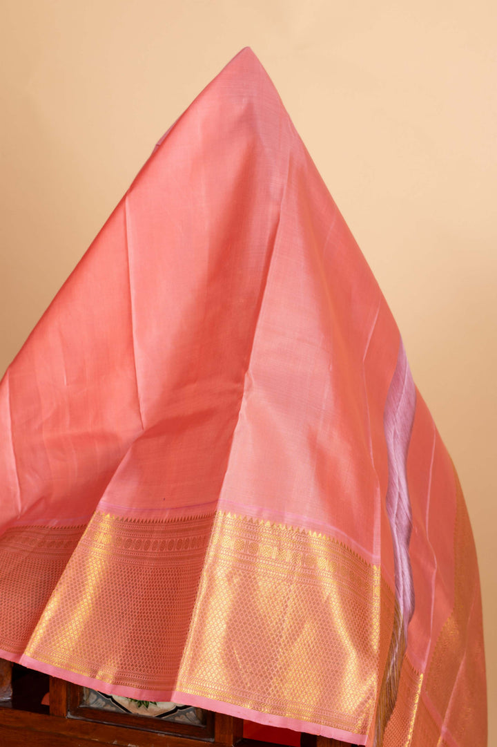 purple colour pattu saree