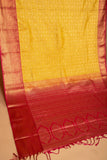 yellow and Pink Designer soft silk saree