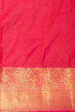 yellow and Pink Designer soft silk saree