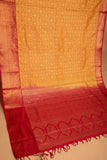 yellow Orange and Pink Designer soft silk saree