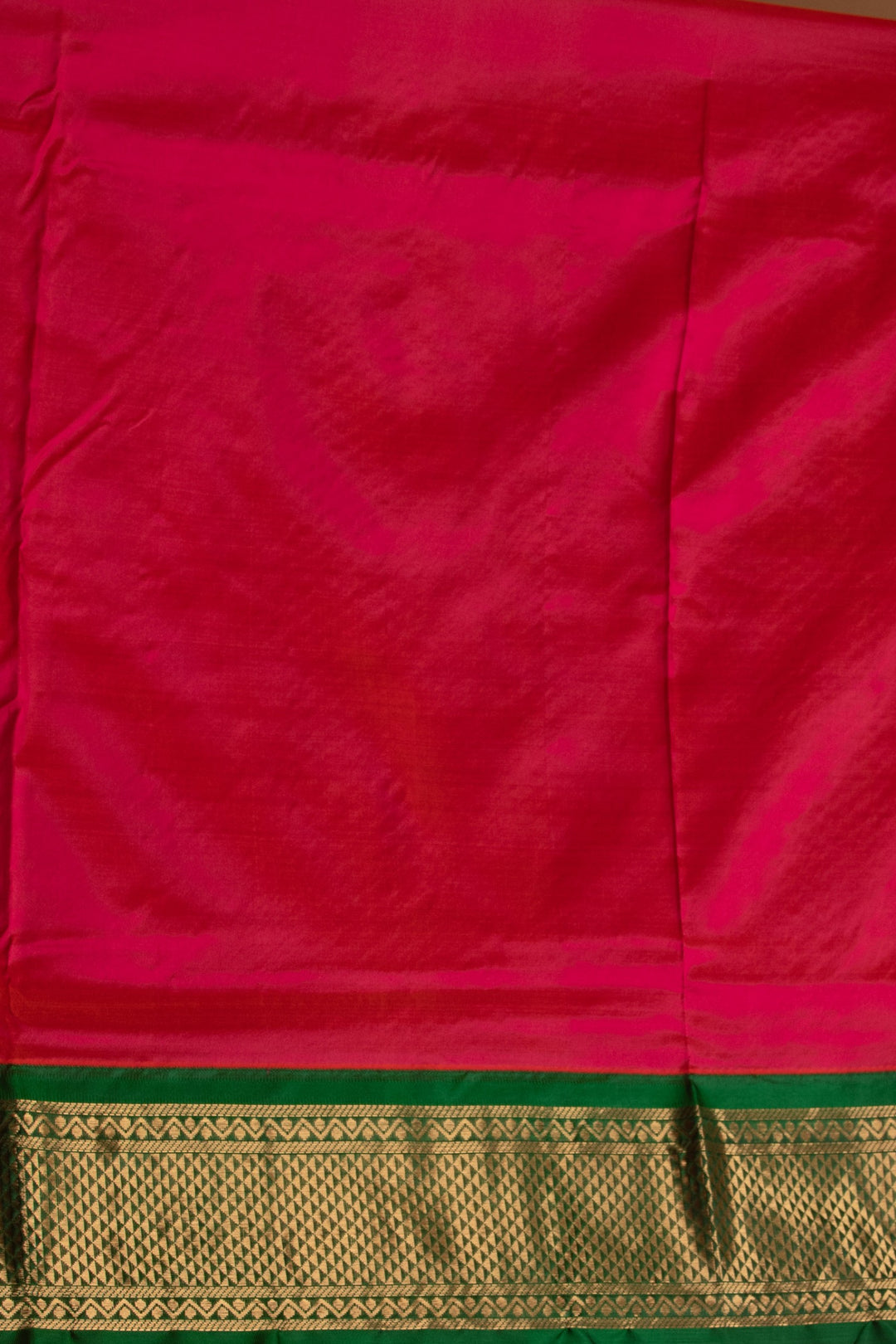 Dual Tone Pink 9 yard pure silk saree