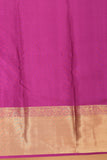 Dual Tone green and Magenta checked pure kanjivaram silk saree