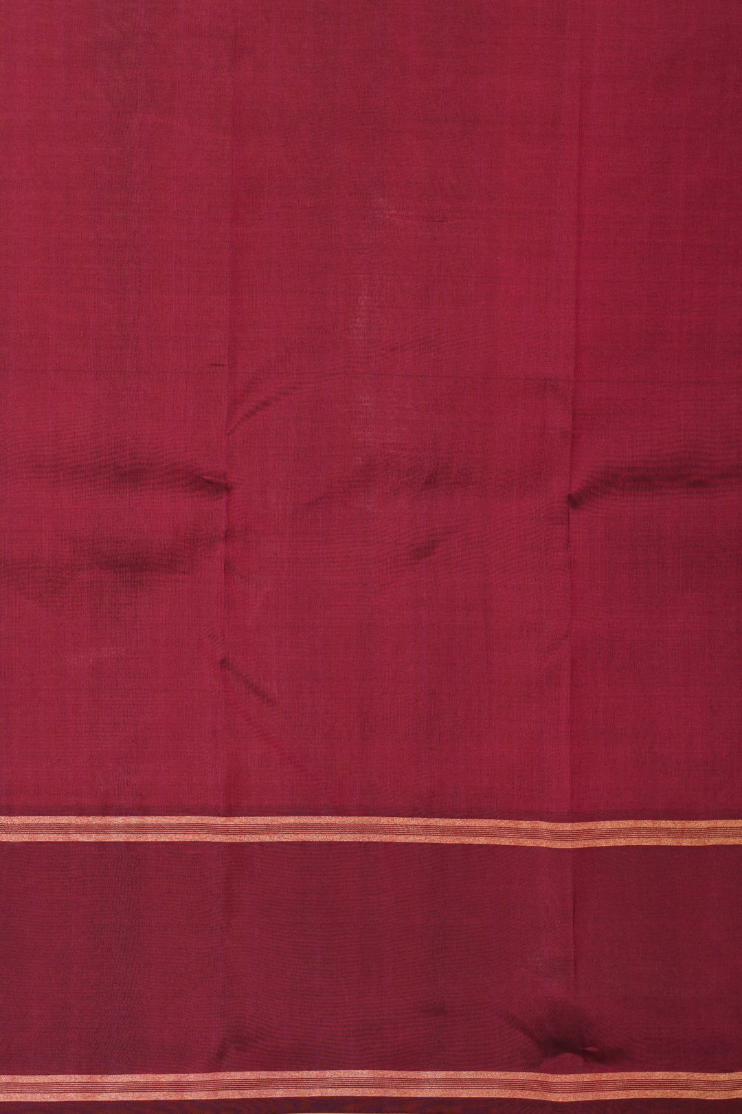 Blood Red Butta pure kanchi silk saree