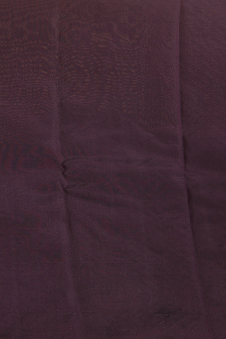 Purple Heart and Blackberry Designer Pure Touch silk saree