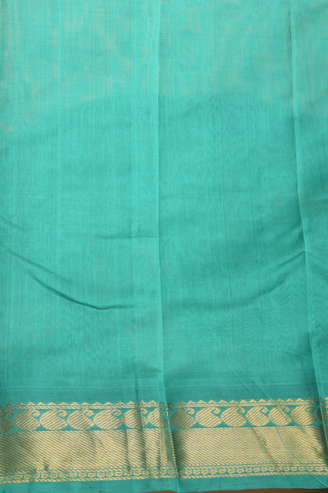 Royal Blue and Turquoise Blue kanchi Silk Cotton saree