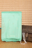 Mint Green Borderless Pure Touch silk saree