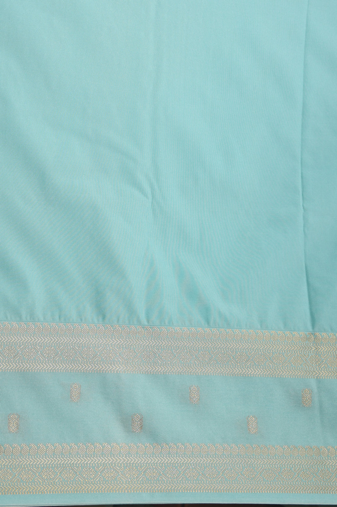 Velvet Rose and Light Blue Checked Retta Patta semi silk saree