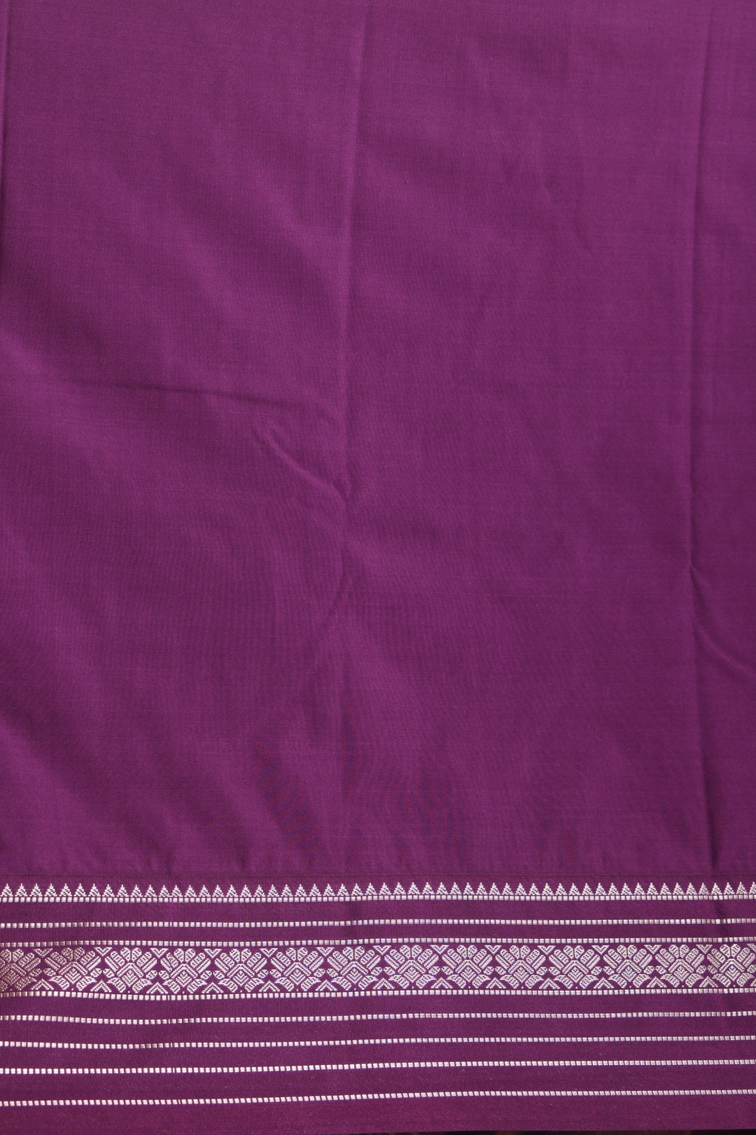 Mauve Purple Butta semi silk saree