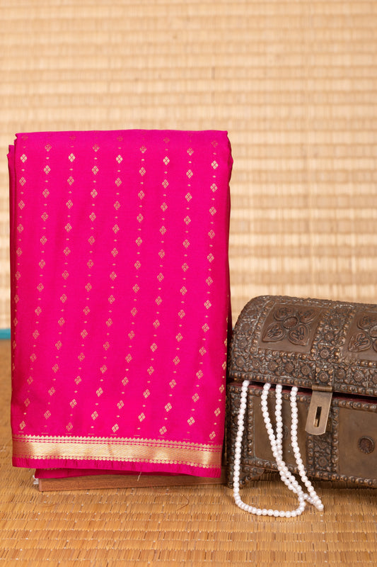 Rose Pink Soft silk saree