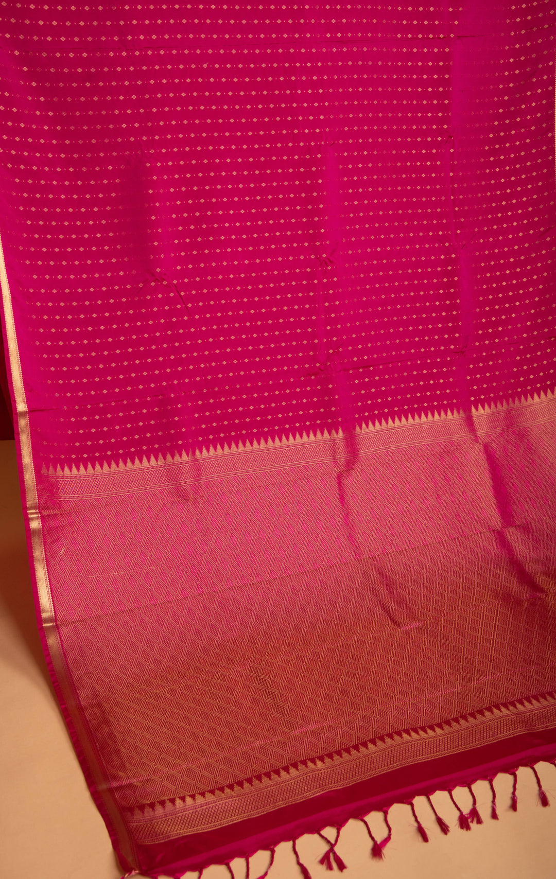 Rose Pink Soft silk saree