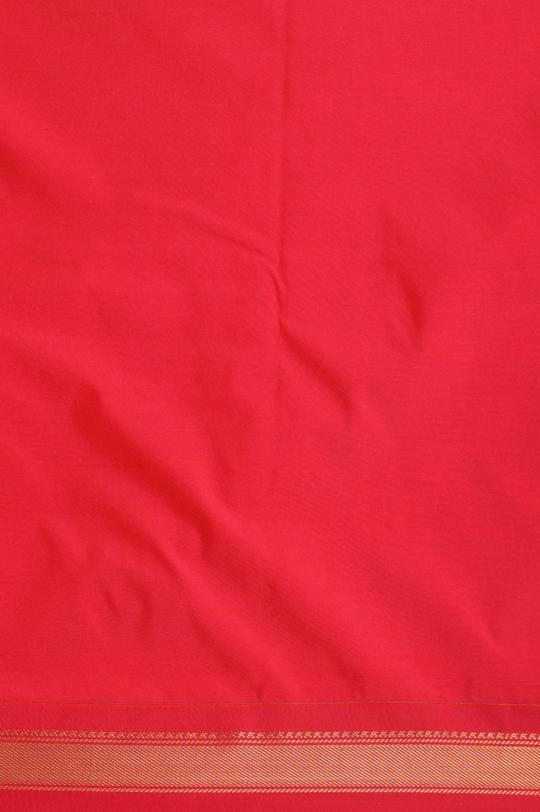 Dusky Green and Rani Pink Small Border silk saree