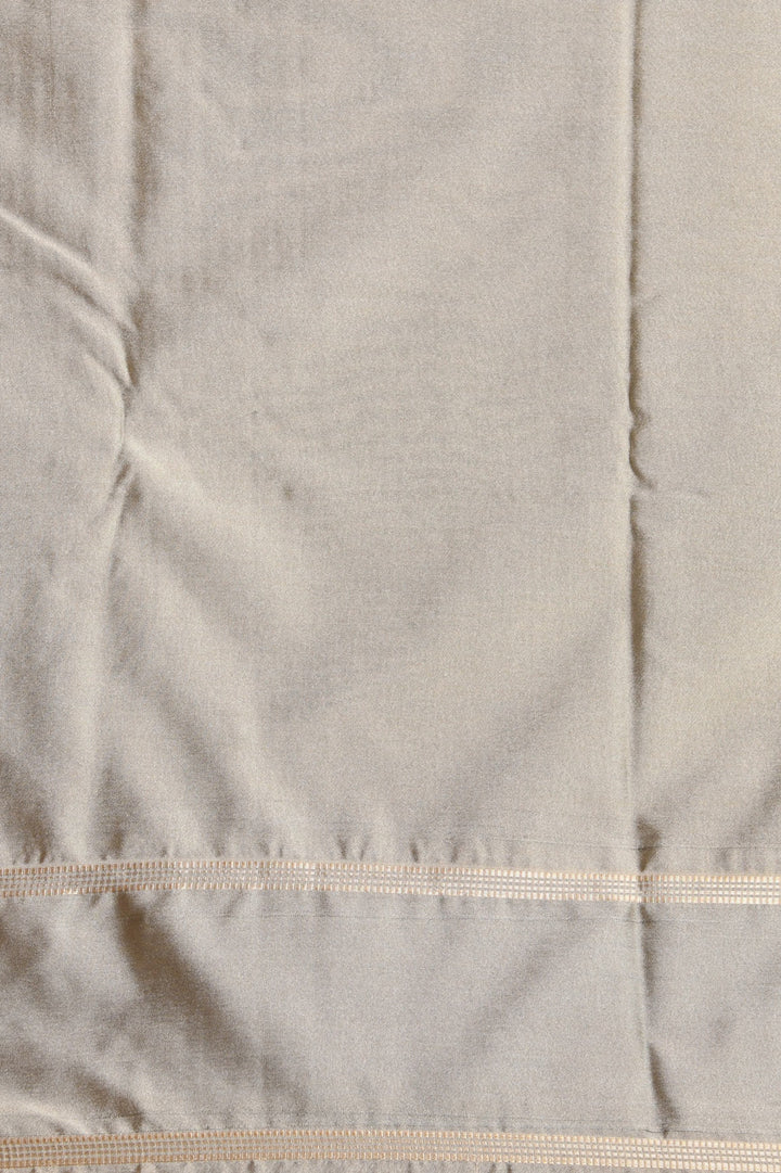 Black and Steel Grey soft silk saree