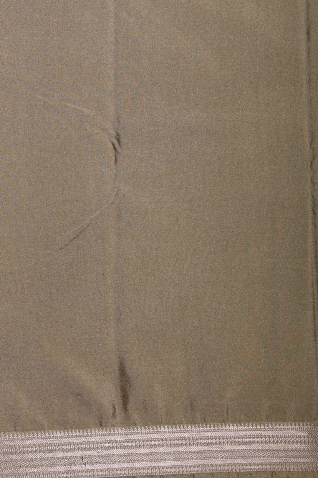 Pear green and Greenish Grey Small Border semi silk saree)