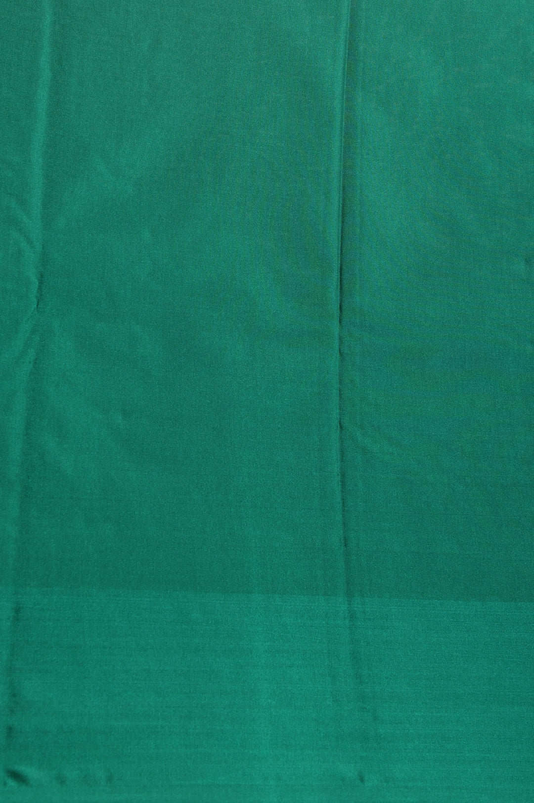 Bottle Green and Emerald Green Temple Border soft silk saree