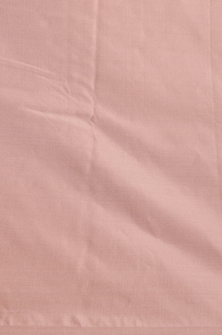 Bottle Green and Rosewood Pink Borderless soft silk saree