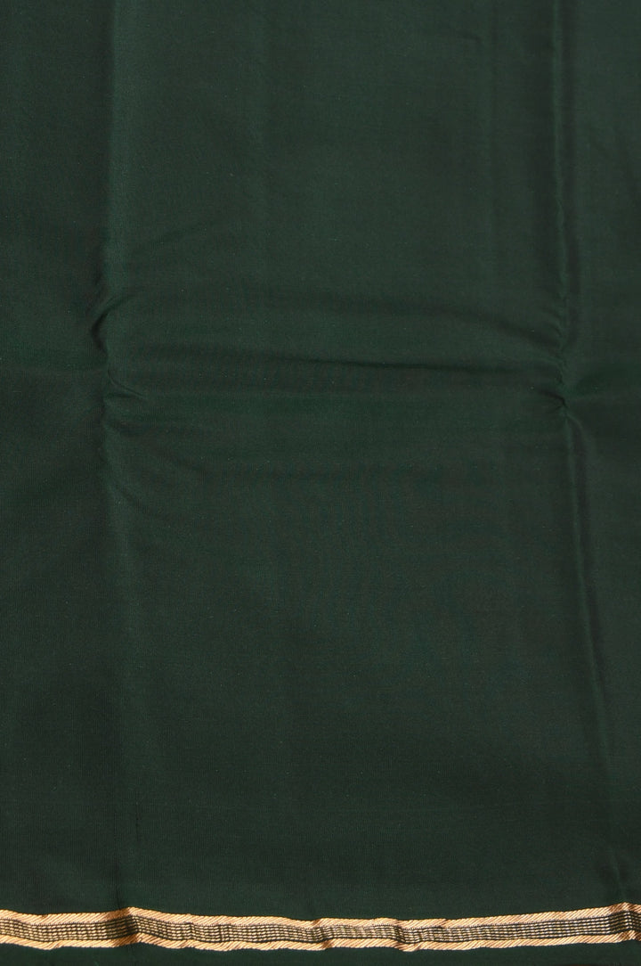 Bottle Green Pure Touch silk saree