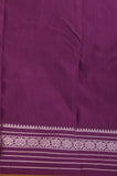 Reddish Pink and Purple semi silk saree