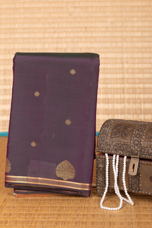 Dual Tone Purple Pure Touch silk saree