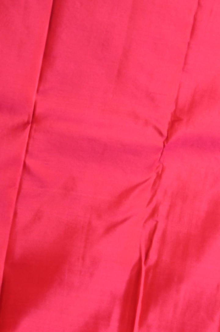 Azure blue and pink designer pure touch silk saree