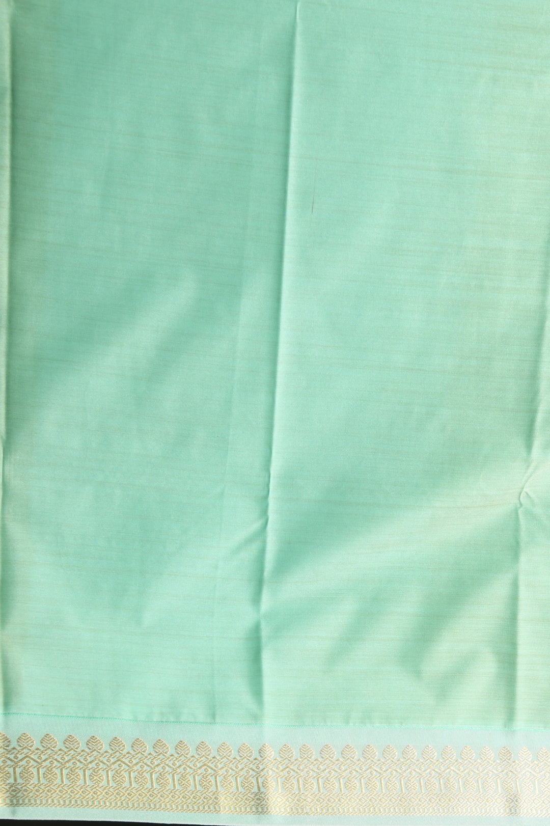 Maroon and mint green semi silk saree