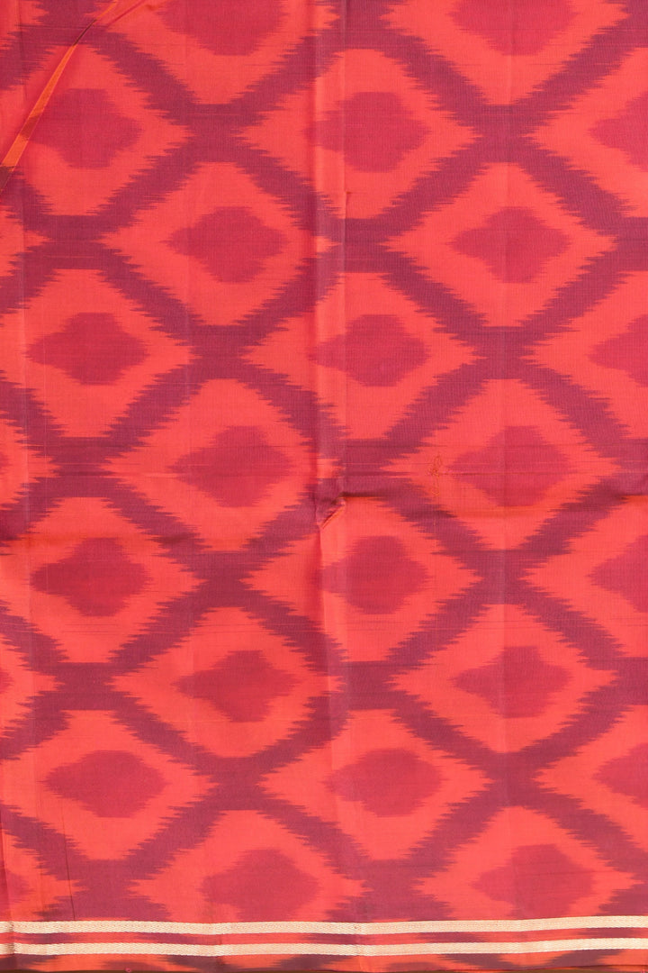 Forest green with designer pallu silk saree