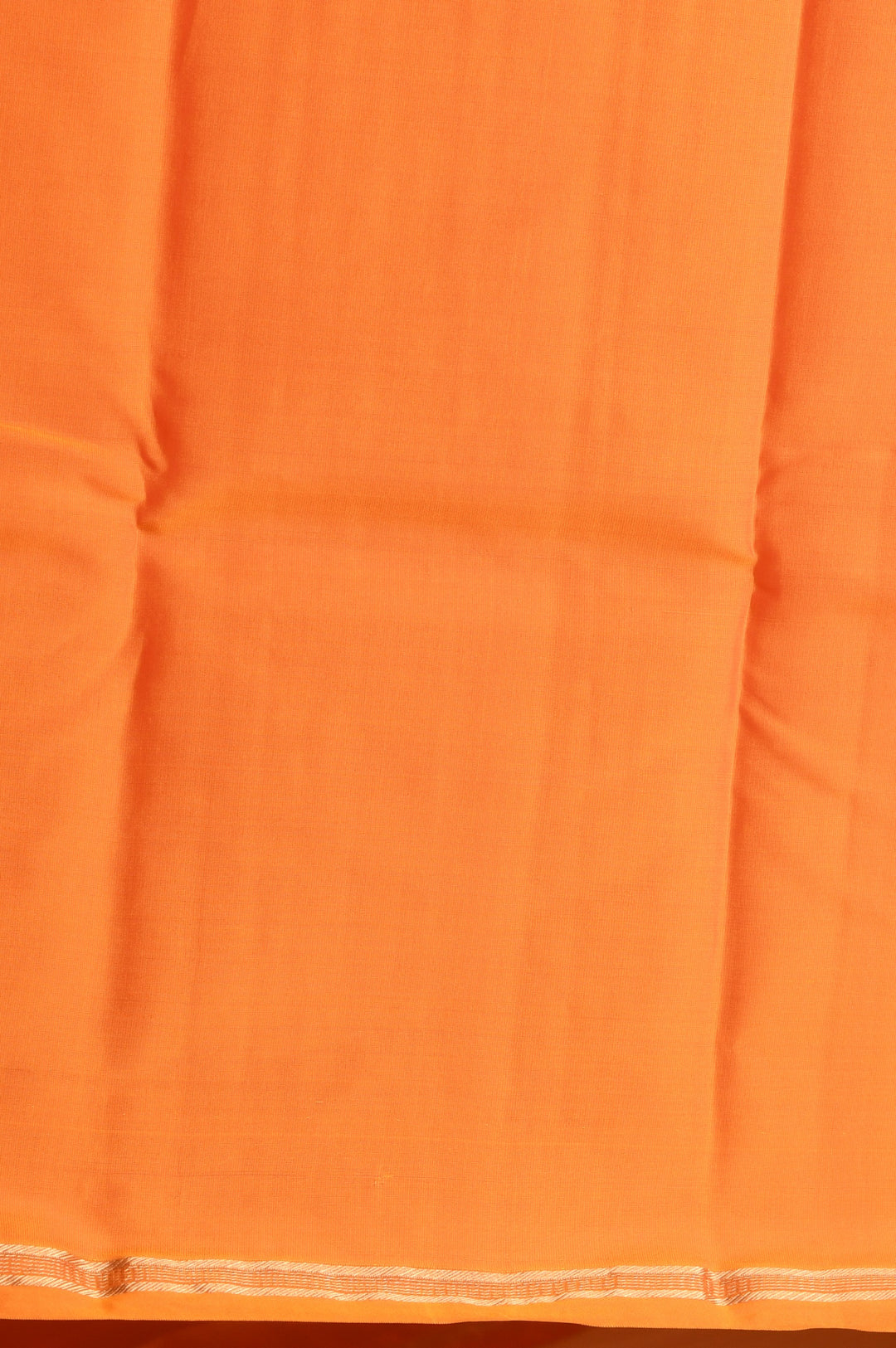 Coral orange pure touch silk saree