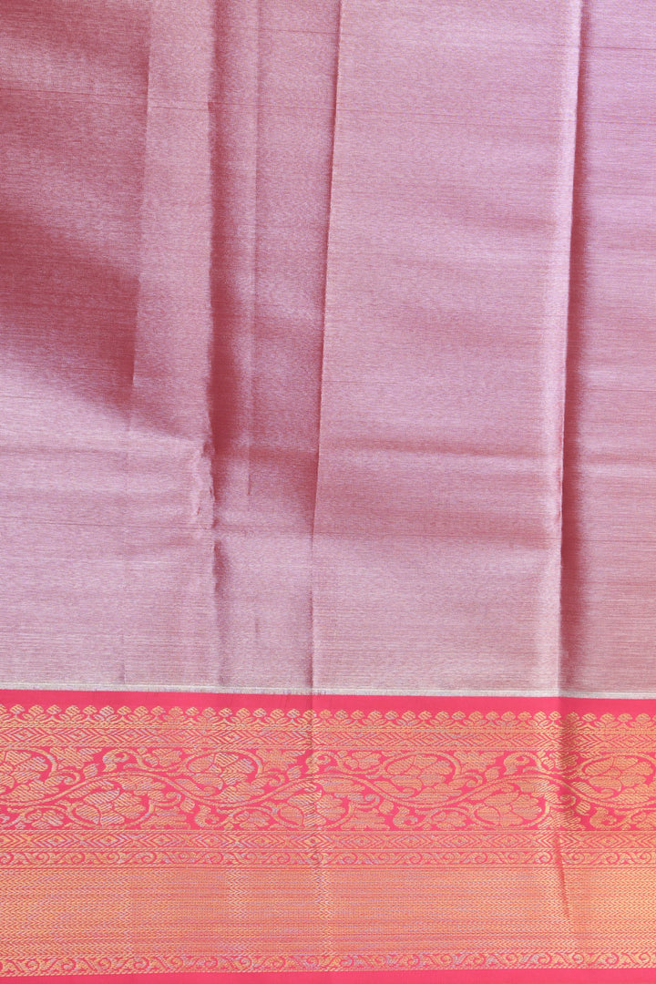 Golden tissue soft silk saree