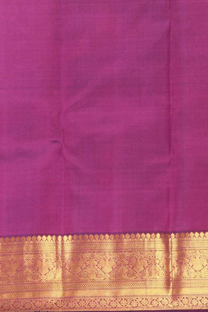 Jam purple bridal silk saree