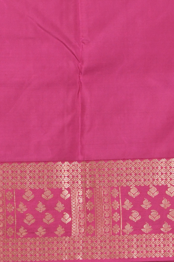 Gin green designer korvai silk saree