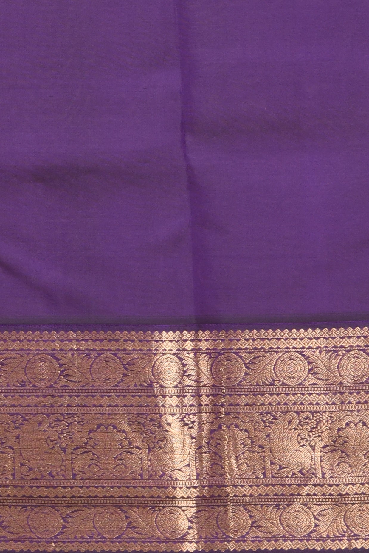 Coconut milk white and blue korvai silk saree