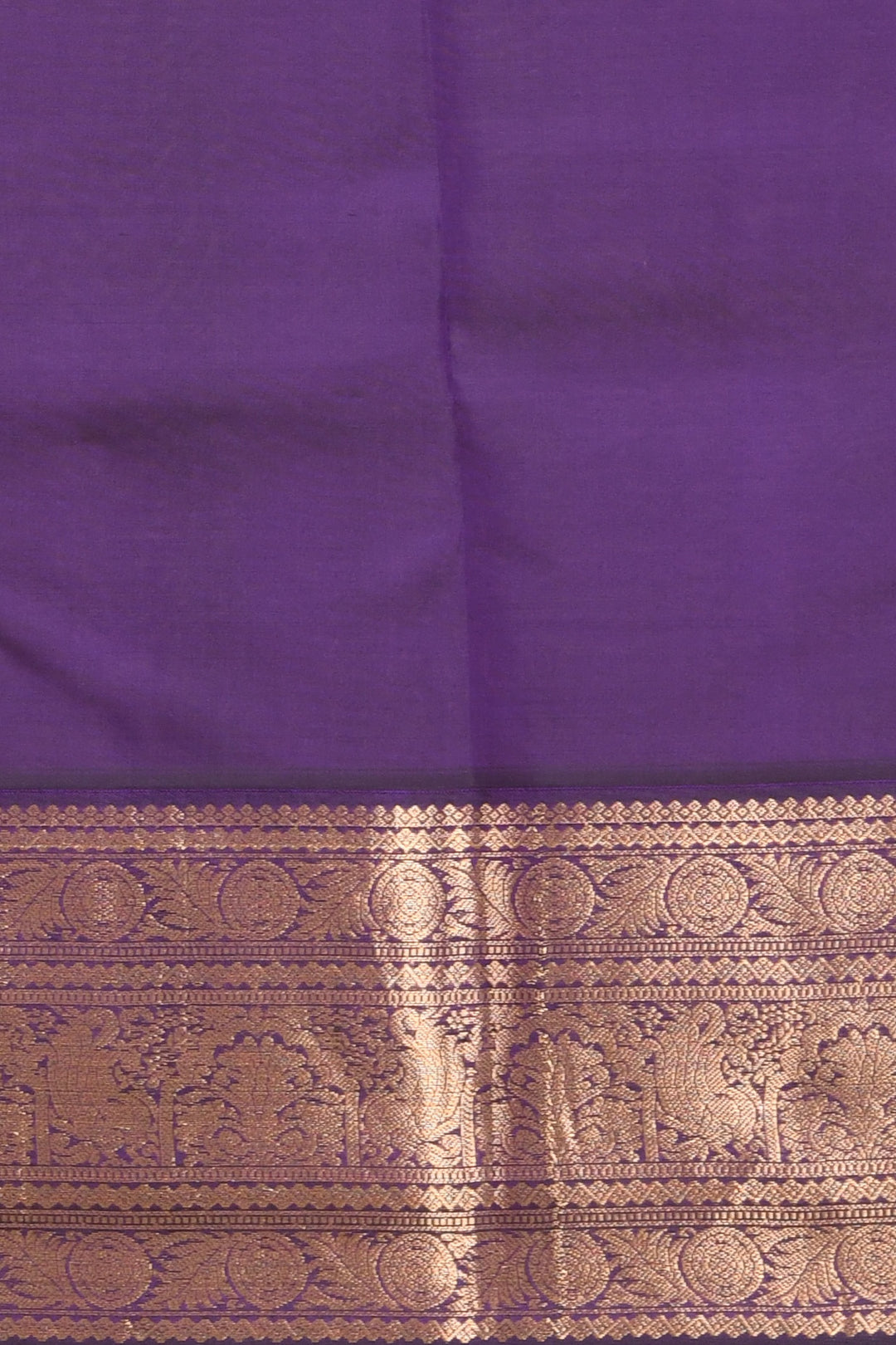 Coconut milk white and blue korvai silk saree