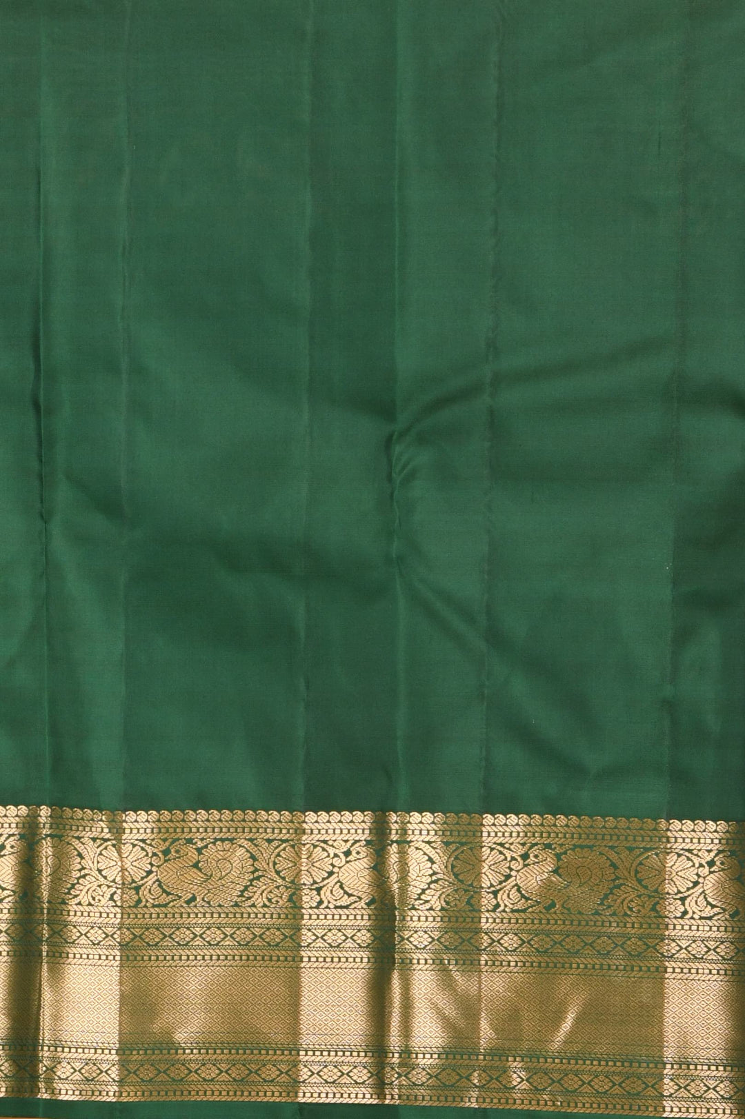 Palum pazhamum pattu saree with green border