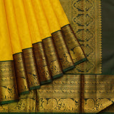 Yellow bridal saree