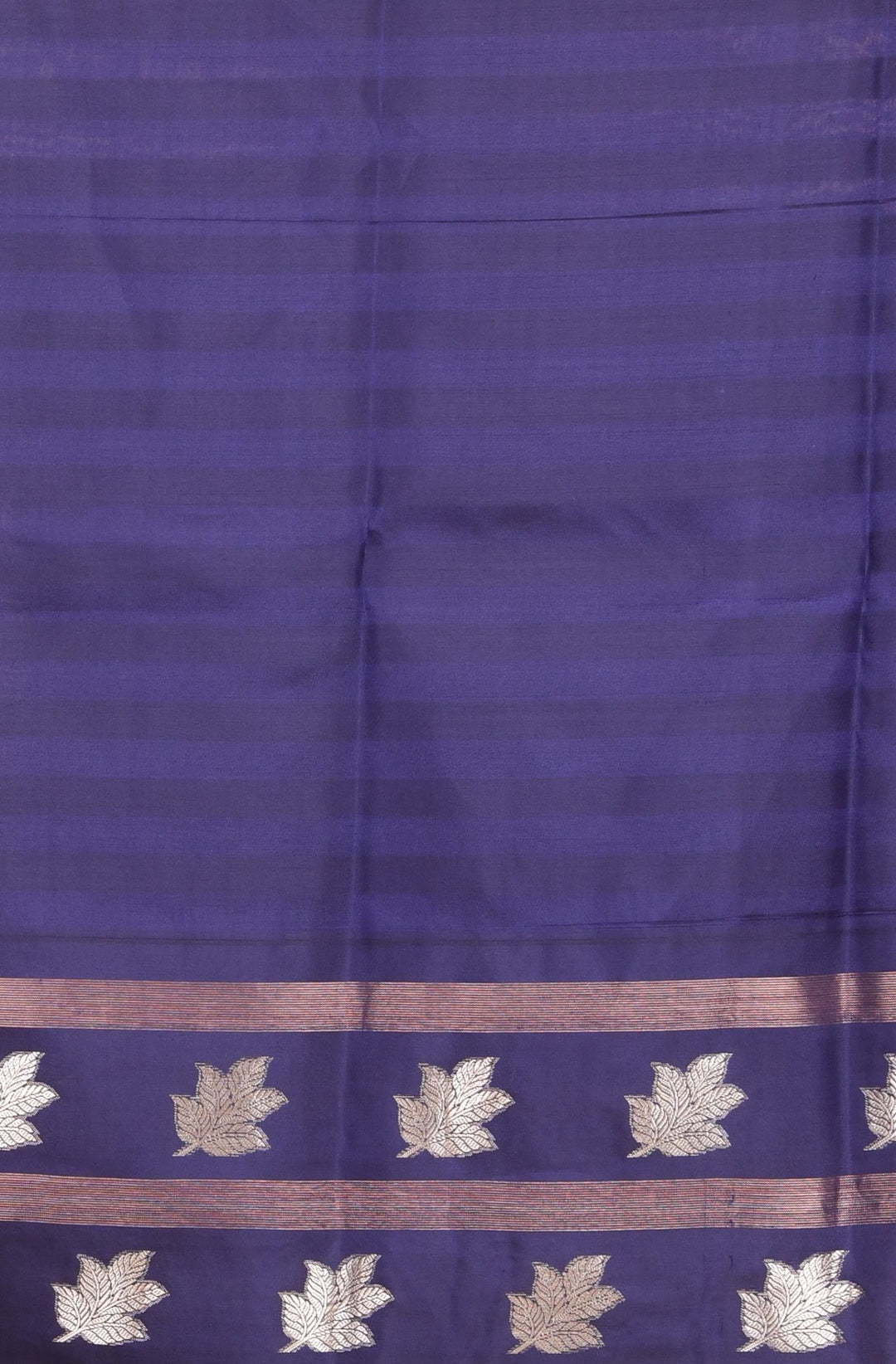 Raspberry pink and navyblue korvai silk saree
