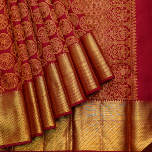 Red silk saree for wedding
