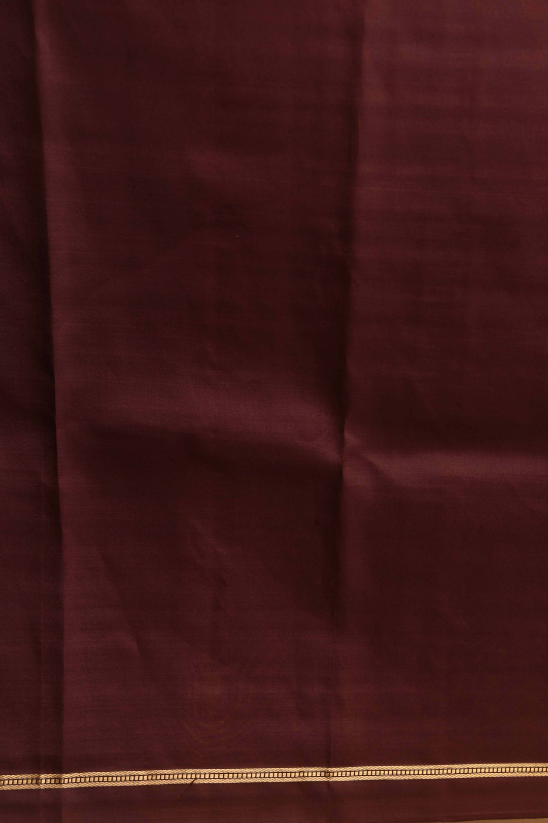 Coffee bean brown pure silk saree