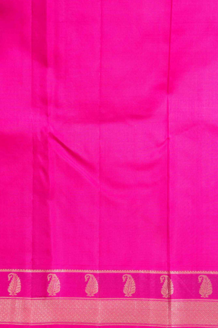 British racing green pure silk saree