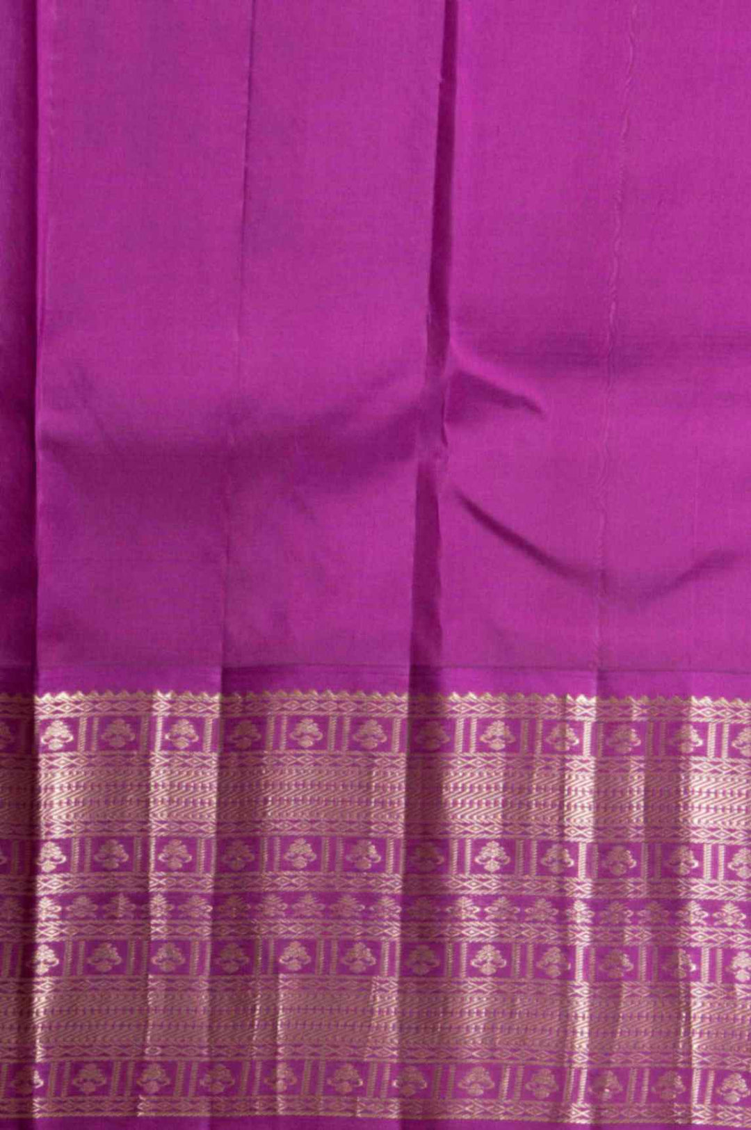Heliotrope lavender and purple silk saree