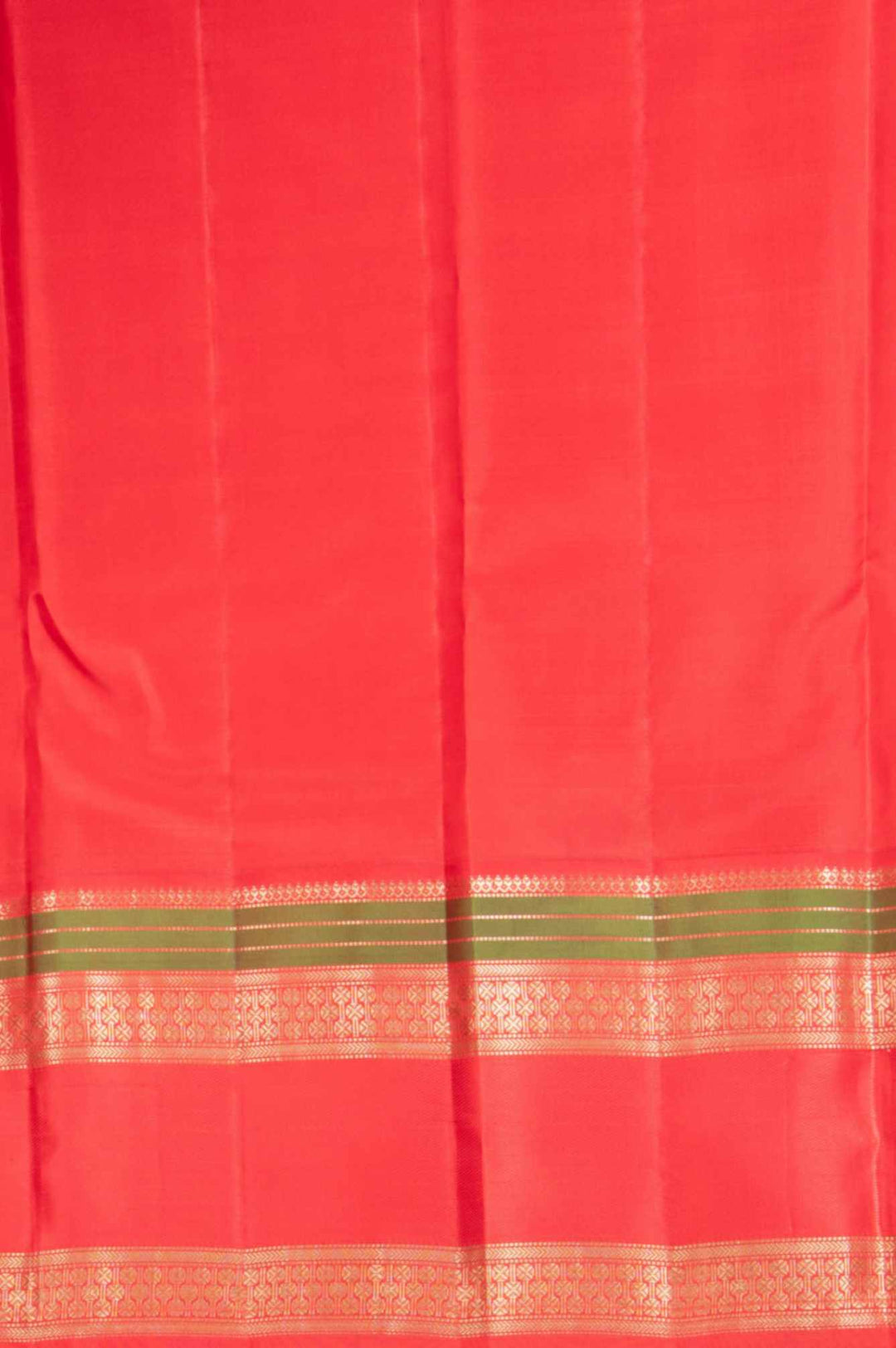 Electric blue and red korvai silk saree