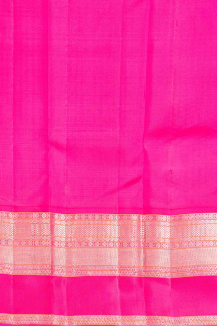 Purple and pink aayiram butta pure silk saree