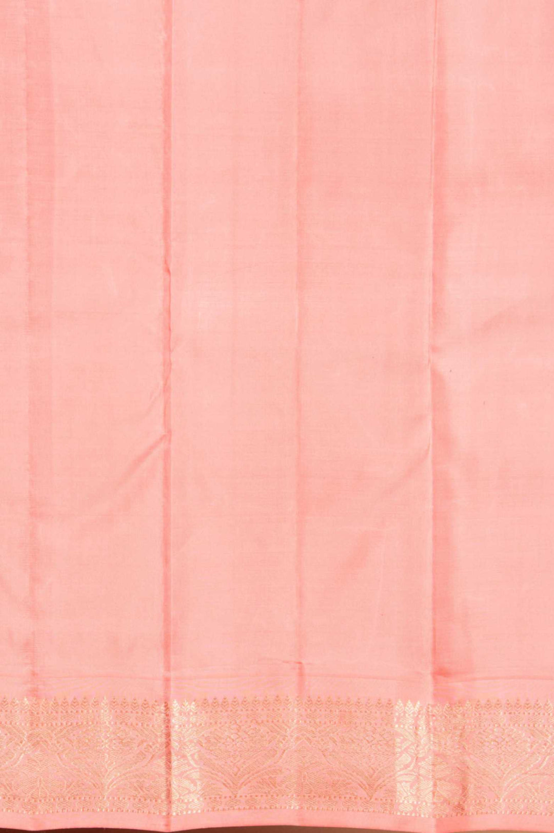 Black and peach silk saree