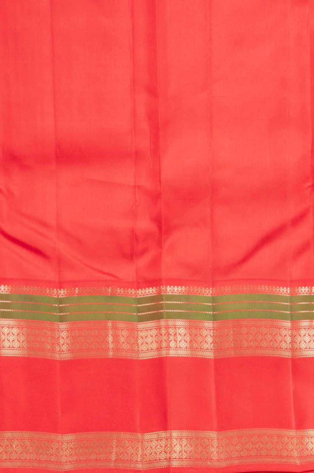 Deep orchid purple and red korvai silk saree