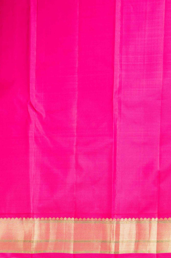 Purple and pink vertical veldhari silk saree