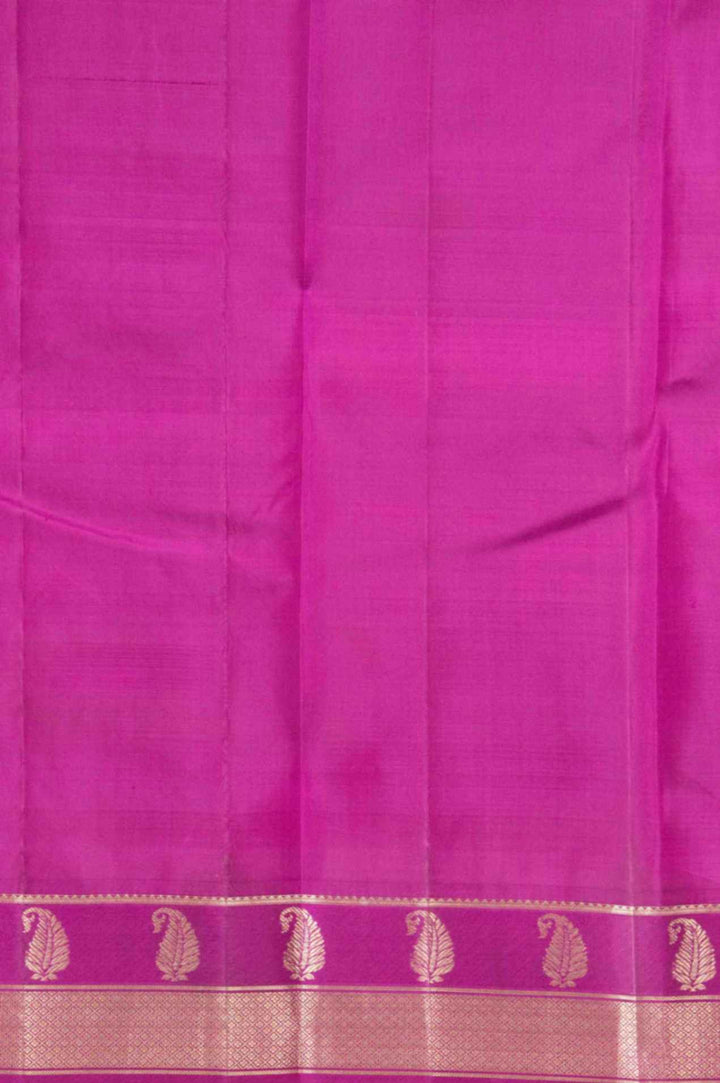 Black and paisley silk saree