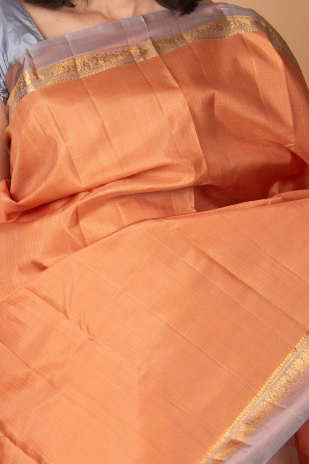 Mango tango silk saree