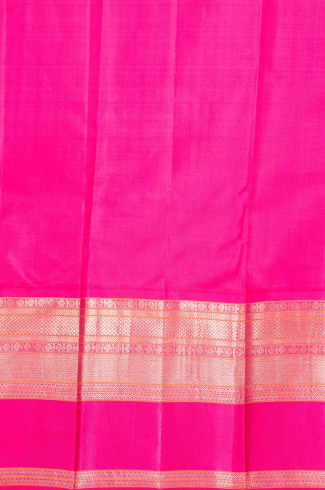 Offwhite and Pink Aayiram Butta Silk Saree